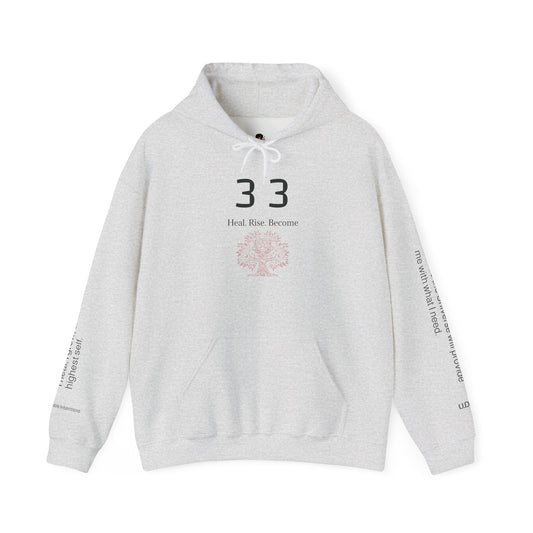 33 Become Your Highest Self Hoodie ✨ Healing & Self Love Energy ✨ | Wearable Intention Sweatshirt | Spiritual Affirmation Hoodie