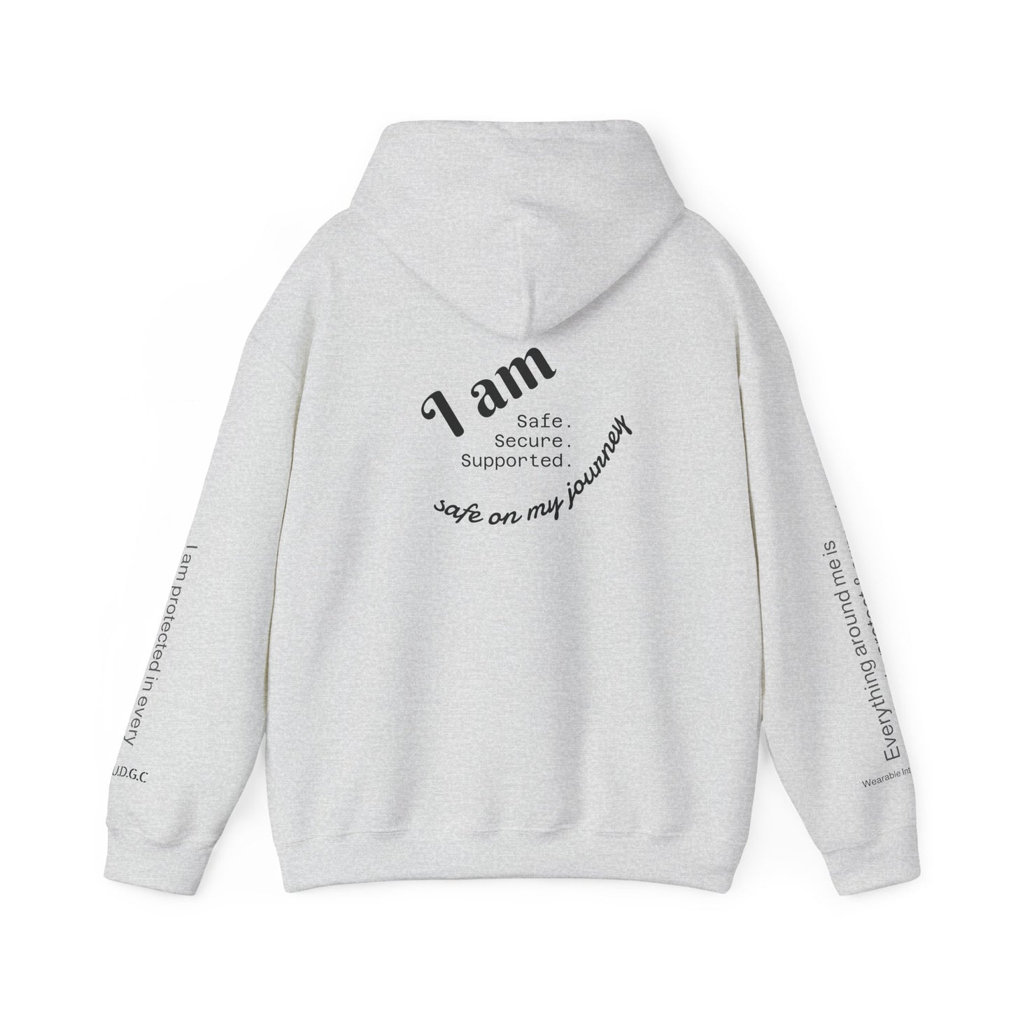 444 Protection & Stability Affirmation Hoodie✨ | Wearable Intention Sweatshirt | Spiritual Affirmation Hoodie