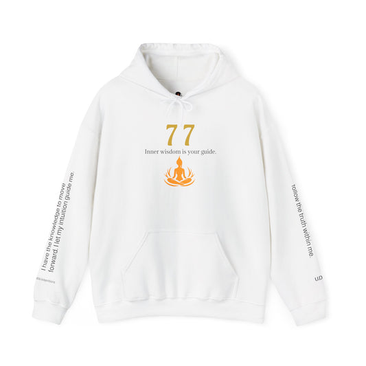77 You Already Know Hoodie 🔮 Trust Your Intuition✨ | Wearable Intention Sweatshirt | Spiritual Affirmation Hoodie