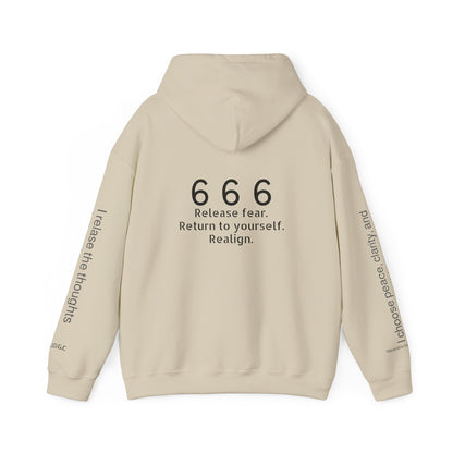 666 - Realignment & Inner Peace ✨ | Wearable Intention Sweatshirt | Spiritual Affirmation Hoodie