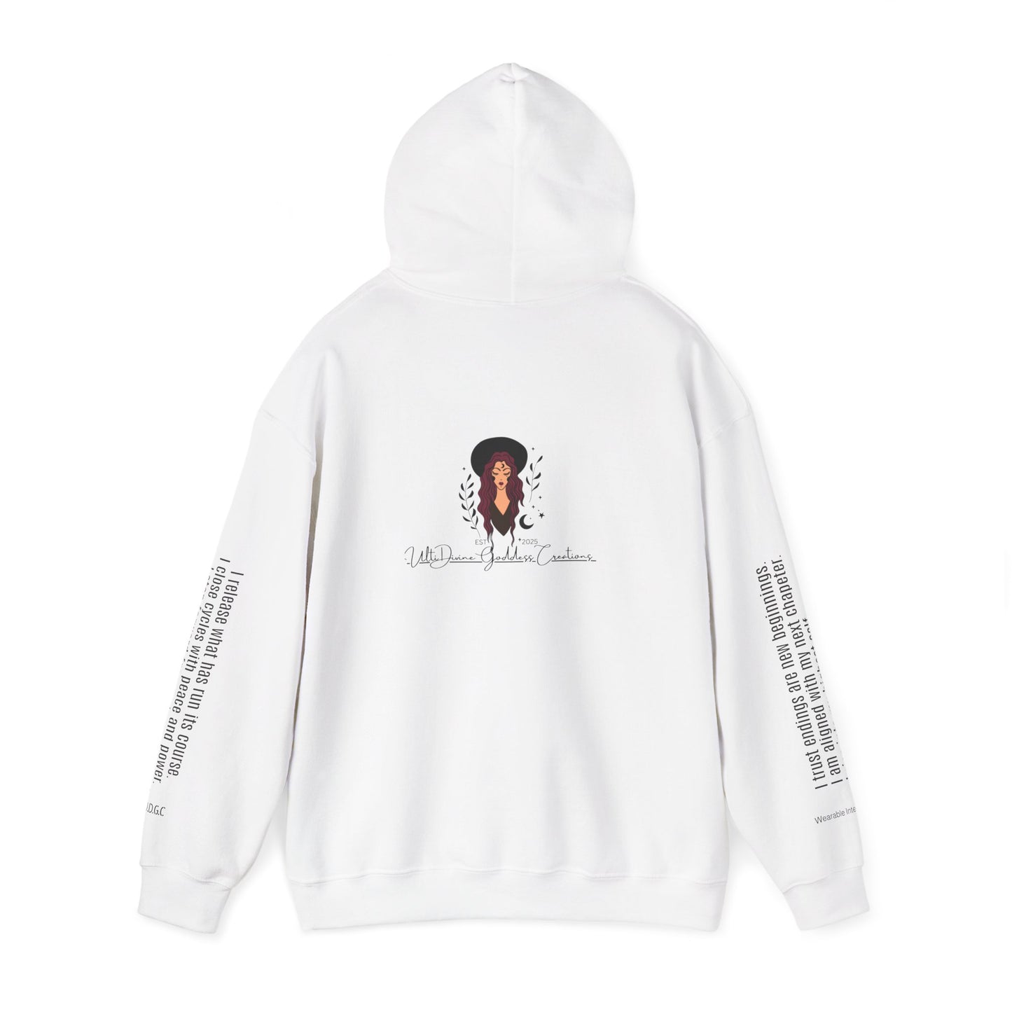 99 Let Go & Rise Hoodie ✨ Your New Chapter Starts Now ✨ | Wearable Intention Sweatshirt | Spiritual Affirmation Hoodie