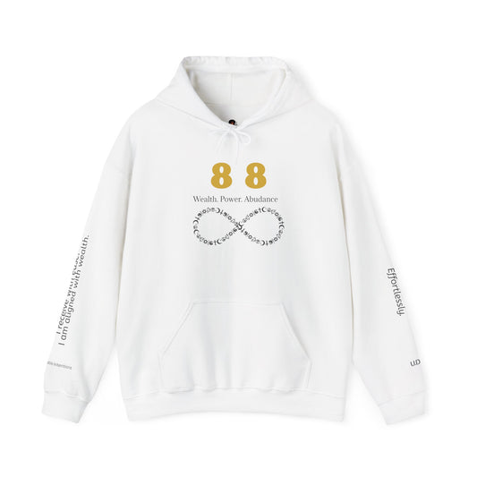88 Money Is Coming Hoodie 💰 Step Into Your Abundance ✨ | Wearable Intention Sweatshirt | Spiritual Affirmation Hoodie