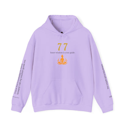 77 You Already Know Hoodie 🔮 Trust Your Intuition✨ | Wearable Intention Sweatshirt | Spiritual Affirmation Hoodie