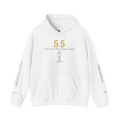 55 Your Life Is Changing Hoodie ⚡ Embrace Your Next Level ✨ | Wearable Intention Sweatshirt | Spiritual Affirmation Hoodie