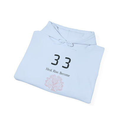 33 Become Your Highest Self Hoodie ✨ Healing & Self Love Energy ✨ | Wearable Intention Sweatshirt | Spiritual Affirmation Hoodie