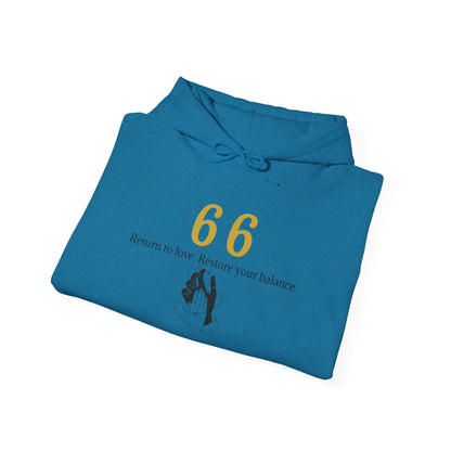66 Choose Peace Hoodie 💗 Come Back To Yourself ✨ | Wearable Intention Sweatshirt | Spiritual Affirmation Hoodie