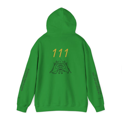 111 Your Thoughts Create Your Reality Hoodie ✨ Manifest Your Life | Wearable Intention Sweatshirt | Spiritual Affirmation Hoodie