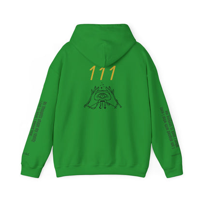 111 Your Thoughts Create Your Reality Hoodie ✨ Manifest Your Life | Wearable Intention Sweatshirt | Spiritual Affirmation Hoodie