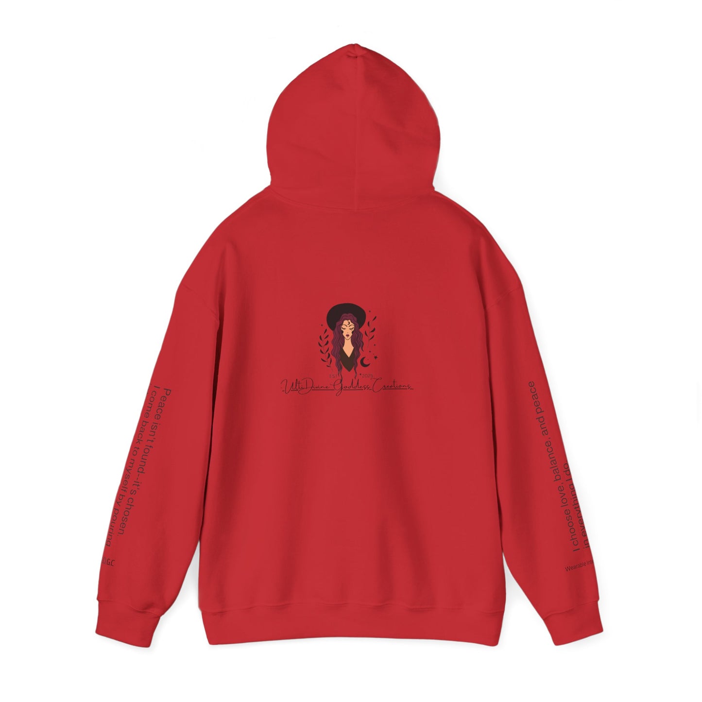 66 Choose Peace Hoodie 💗 Come Back To Yourself ✨ | Wearable Intention Sweatshirt | Spiritual Affirmation Hoodie