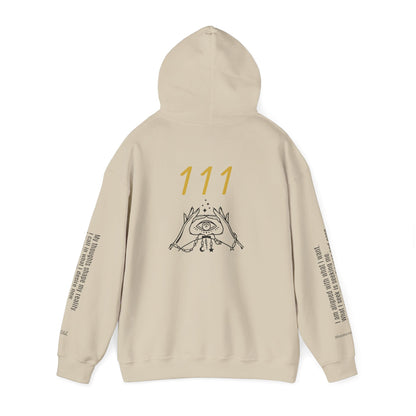 111 Your Thoughts Create Your Reality Hoodie ✨ Manifest Your Life | Wearable Intention Sweatshirt | Spiritual Affirmation Hoodie