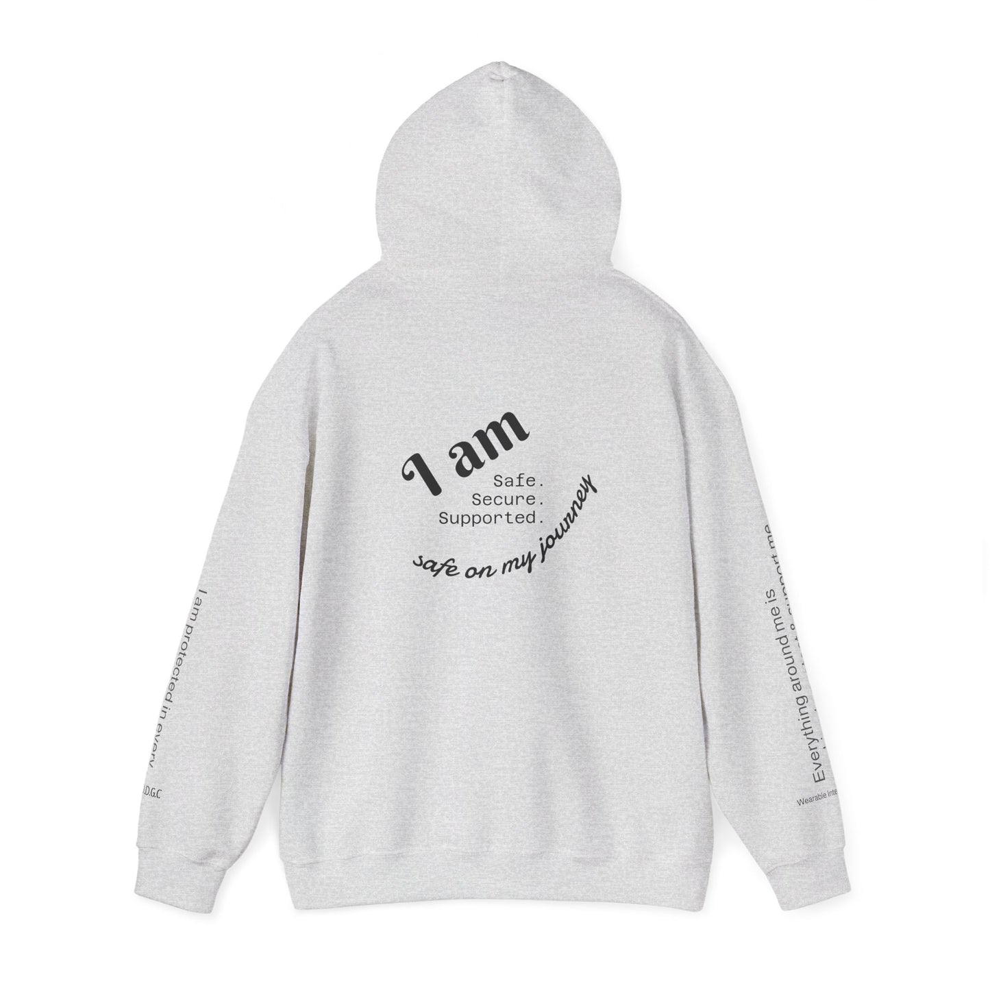 444 Protection & Stability Affirmation Hoodie✨ | Wearable Intention Sweatshirt | Spiritual Affirmation Hoodie