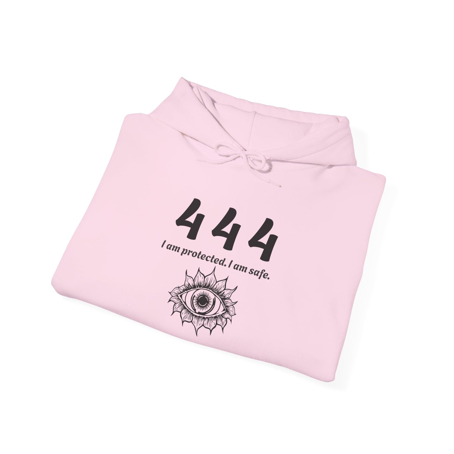 444 Protection & Stability Affirmation Hoodie✨ | Wearable Intention Sweatshirt | Spiritual Affirmation Hoodie