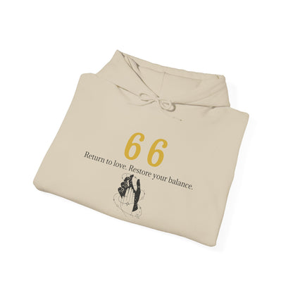 66 Choose Peace Hoodie 💗 Come Back To Yourself ✨ | Wearable Intention Sweatshirt | Spiritual Affirmation Hoodie