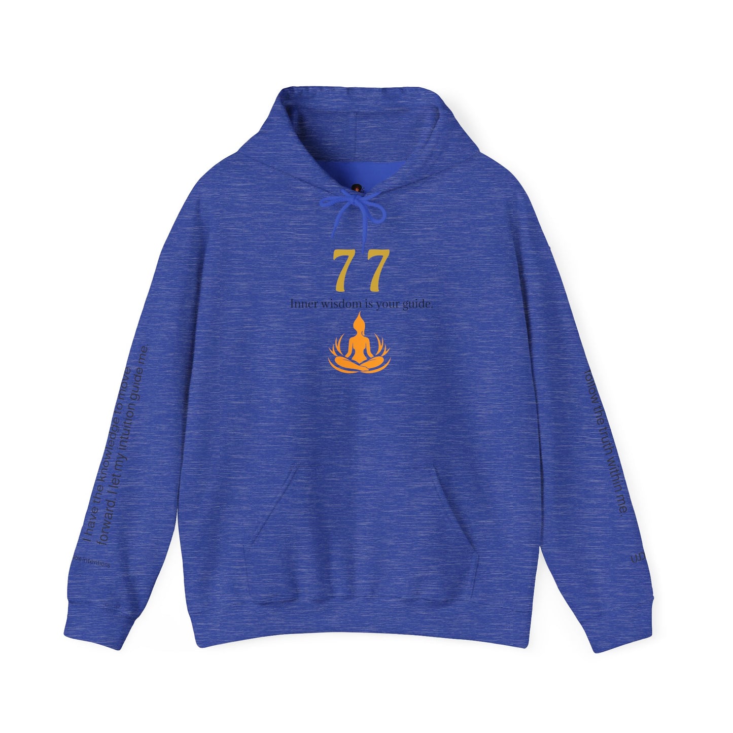 77 You Already Know Hoodie 🔮 Trust Your Intuition✨ | Wearable Intention Sweatshirt | Spiritual Affirmation Hoodie