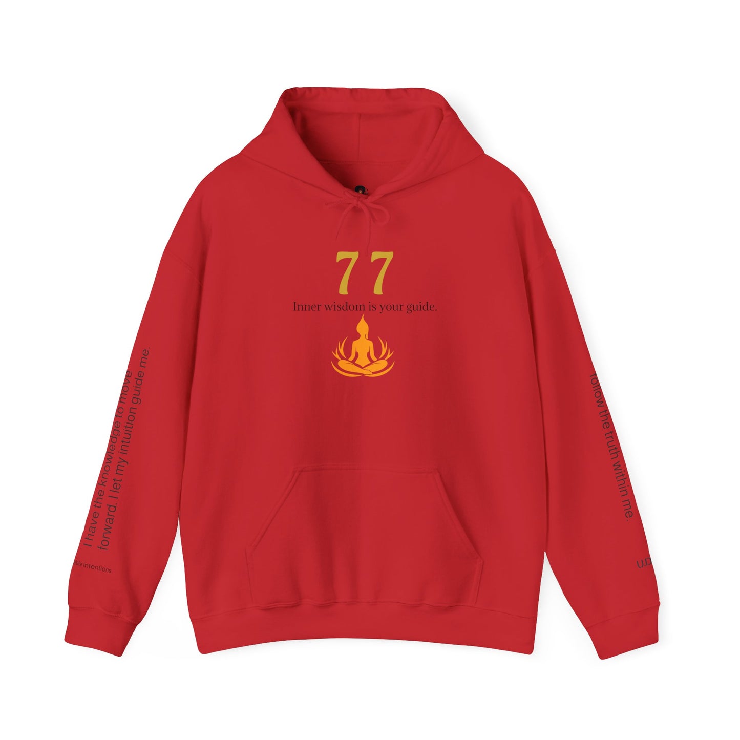 77 You Already Know Hoodie 🔮 Trust Your Intuition✨ | Wearable Intention Sweatshirt | Spiritual Affirmation Hoodie
