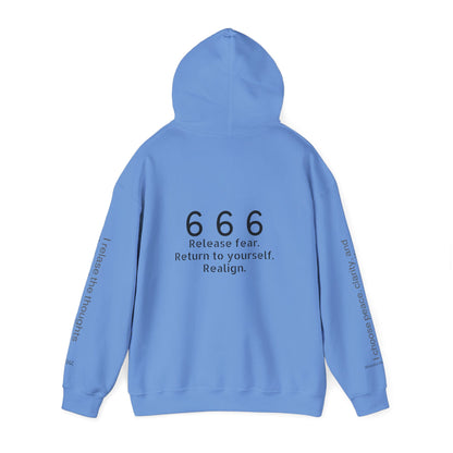 666 - Realignment & Inner Peace ✨ | Wearable Intention Sweatshirt | Spiritual Affirmation Hoodie