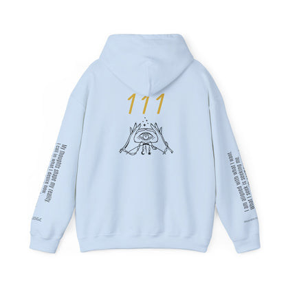 111 Your Thoughts Create Your Reality Hoodie ✨ Manifest Your Life | Wearable Intention Sweatshirt | Spiritual Affirmation Hoodie