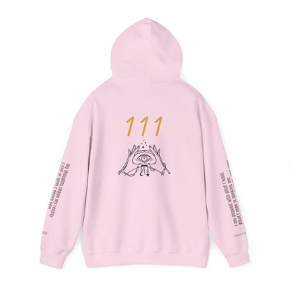 111 Your Thoughts Create Your Reality Hoodie ✨ Manifest Your Life | Wearable Intention Sweatshirt | Spiritual Affirmation Hoodie