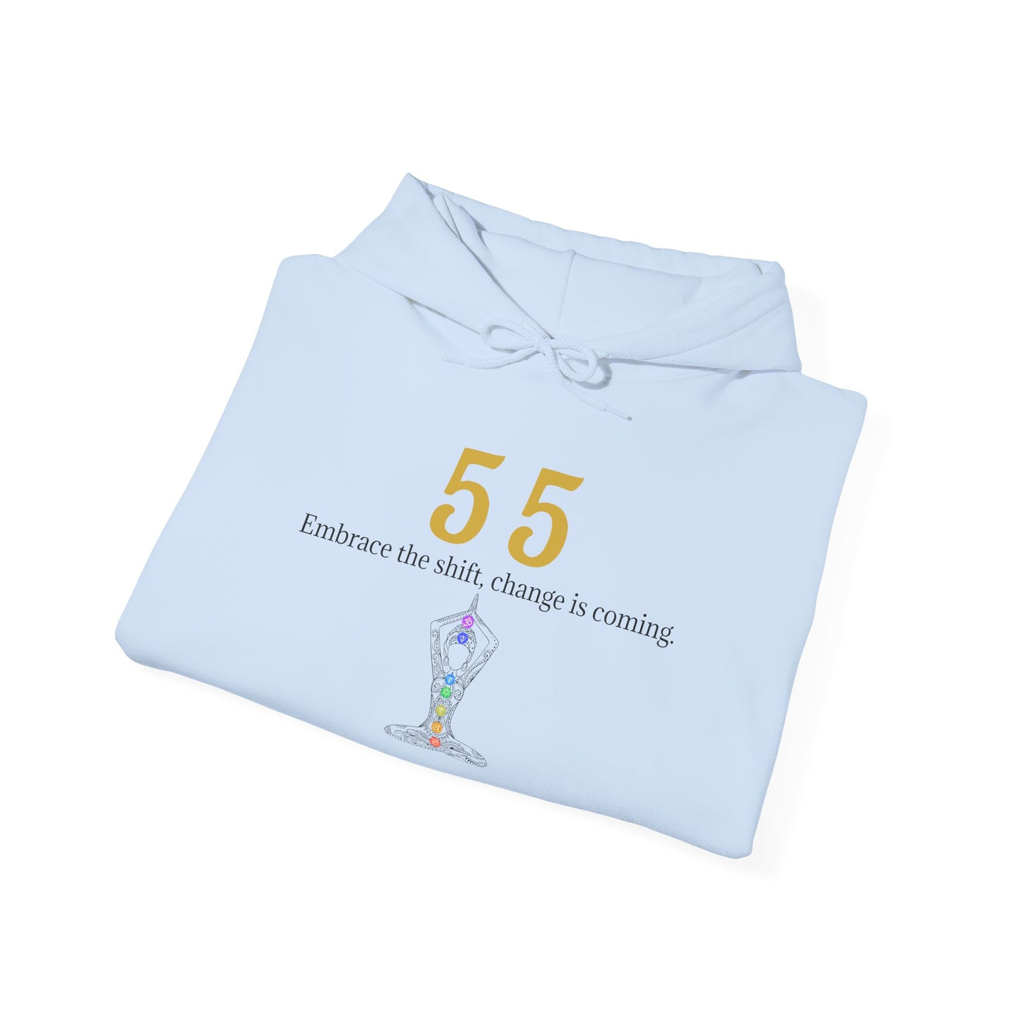 55 Your Life Is Changing Hoodie ⚡ Embrace Your Next Level ✨ | Wearable Intention Sweatshirt | Spiritual Affirmation Hoodie