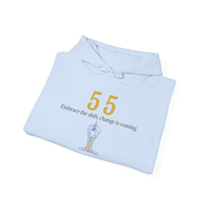 55 Your Life Is Changing Hoodie ⚡ Embrace Your Next Level ✨ | Wearable Intention Sweatshirt | Spiritual Affirmation Hoodie