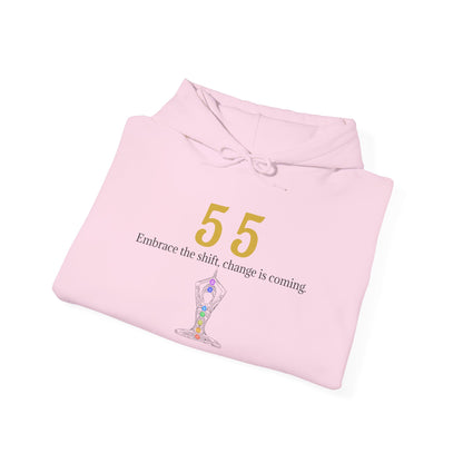 55 Your Life Is Changing Hoodie ⚡ Embrace Your Next Level ✨ | Wearable Intention Sweatshirt | Spiritual Affirmation Hoodie