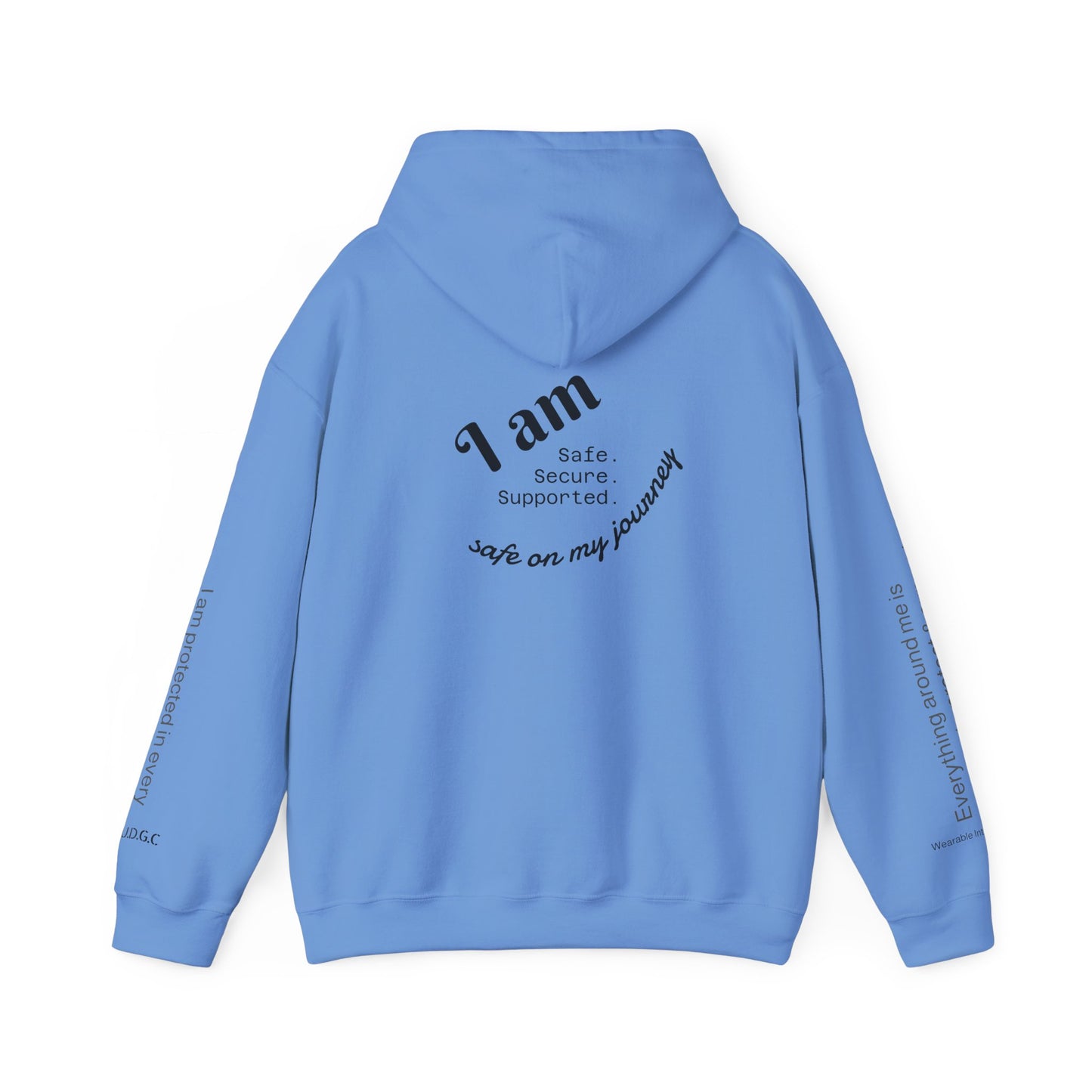444 Protection & Stability Affirmation Hoodie✨ | Wearable Intention Sweatshirt | Spiritual Affirmation Hoodie