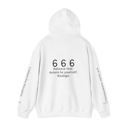 666 - Realignment & Inner Peace ✨ | Wearable Intention Sweatshirt | Spiritual Affirmation Hoodie