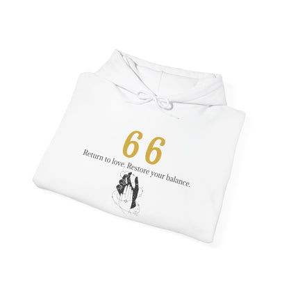 66 Choose Peace Hoodie 💗 Come Back To Yourself ✨ | Wearable Intention Sweatshirt | Spiritual Affirmation Hoodie