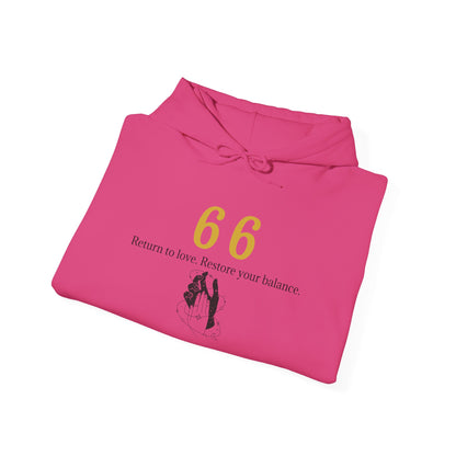 66 Choose Peace Hoodie 💗 Come Back To Yourself ✨ | Wearable Intention Sweatshirt | Spiritual Affirmation Hoodie
