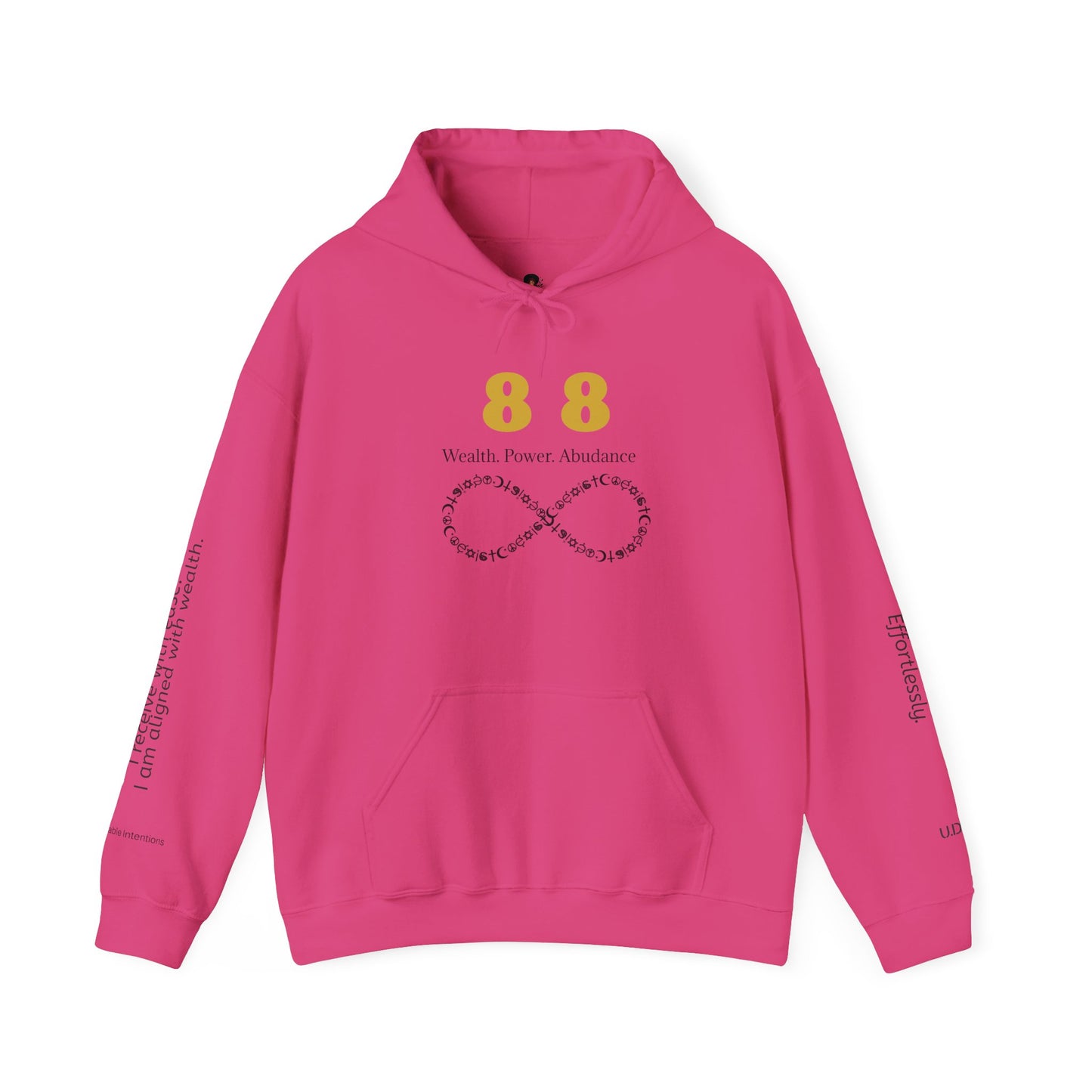 88 Money Is Coming Hoodie 💰 Step Into Your Abundance ✨ | Wearable Intention Sweatshirt | Spiritual Affirmation Hoodie