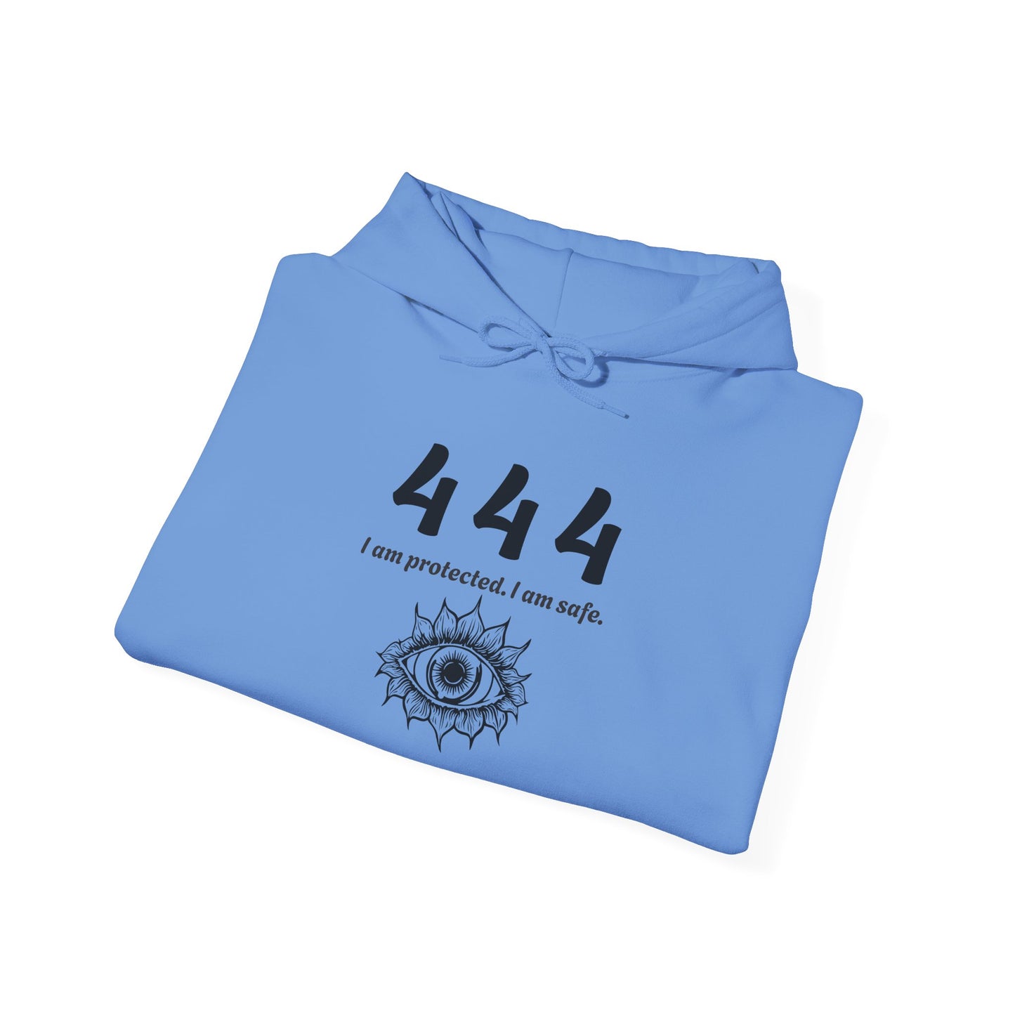 444 Protection & Stability Affirmation Hoodie✨ | Wearable Intention Sweatshirt | Spiritual Affirmation Hoodie