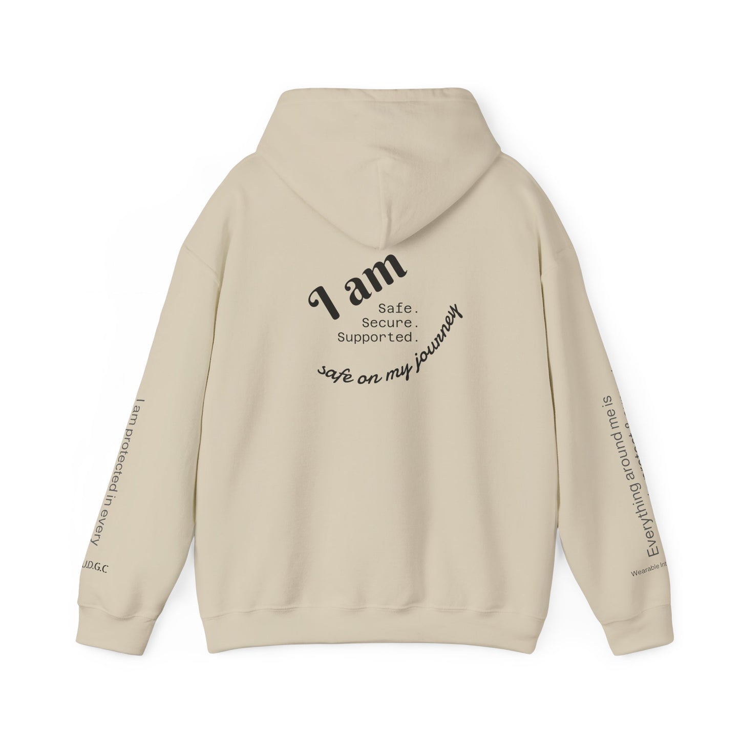 444 Protection & Stability Affirmation Hoodie✨ | Wearable Intention Sweatshirt | Spiritual Affirmation Hoodie