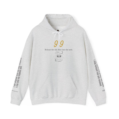 99 Let Go & Rise Hoodie ✨ Your New Chapter Starts Now ✨ | Wearable Intention Sweatshirt | Spiritual Affirmation Hoodie
