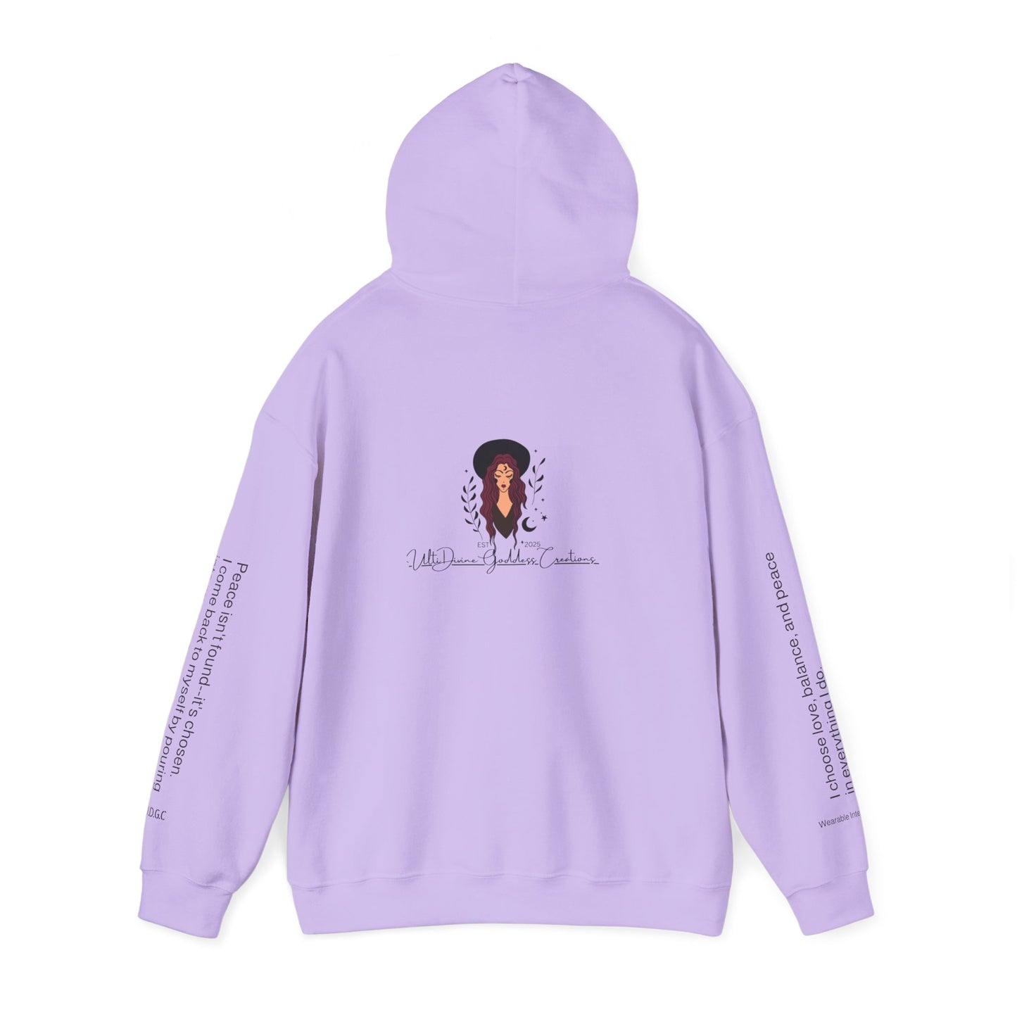 66 Choose Peace Hoodie 💗 Come Back To Yourself ✨ | Wearable Intention Sweatshirt | Spiritual Affirmation Hoodie