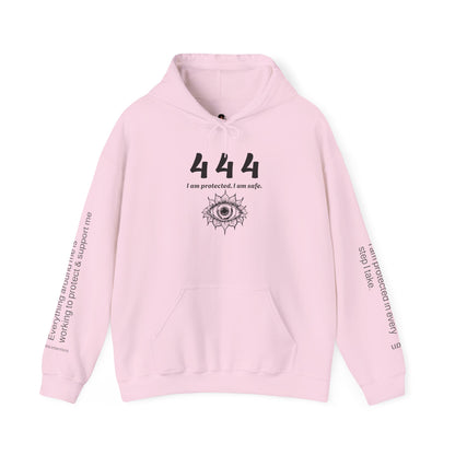 444 Protection & Stability Affirmation Hoodie✨ | Wearable Intention Sweatshirt | Spiritual Affirmation Hoodie