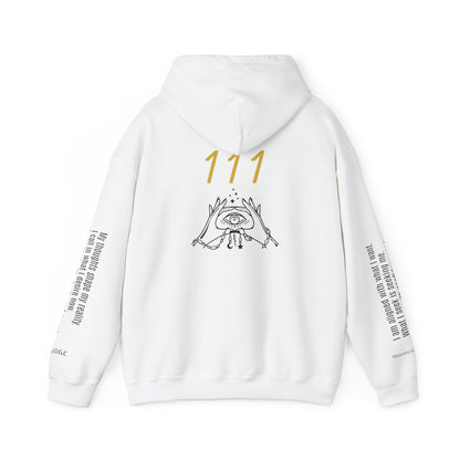 111 Your Thoughts Create Your Reality Hoodie ✨ Manifest Your Life | Wearable Intention Sweatshirt | Spiritual Affirmation Hoodie