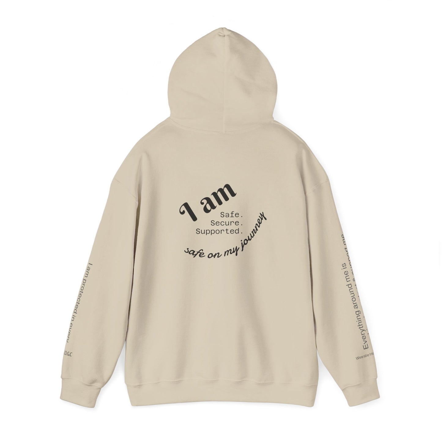 444 Protection & Stability Affirmation Hoodie✨ | Wearable Intention Sweatshirt | Spiritual Affirmation Hoodie