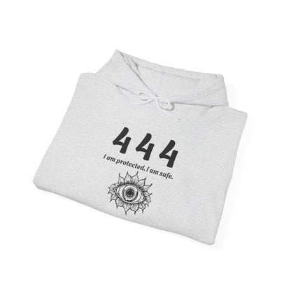 444 Protection & Stability Affirmation Hoodie✨ | Wearable Intention Sweatshirt | Spiritual Affirmation Hoodie