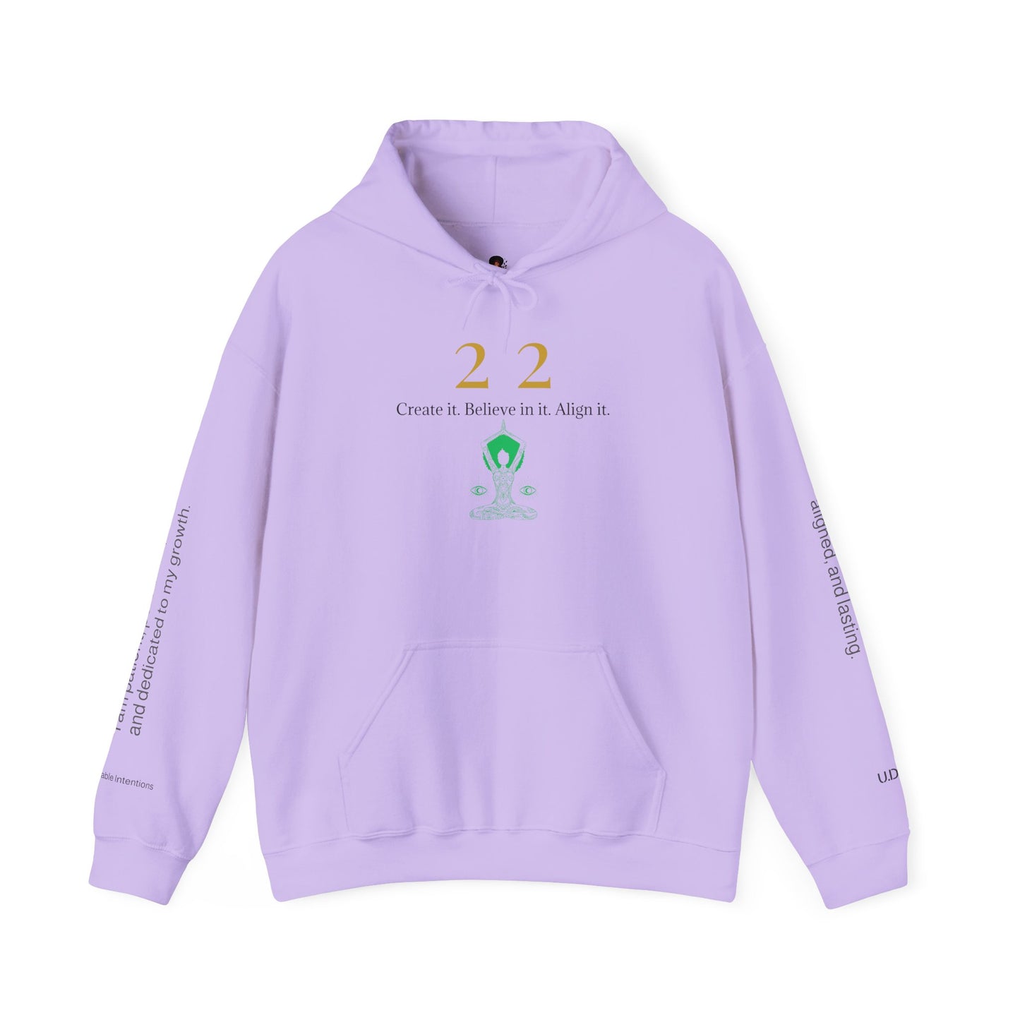22 Build Your Dream Life Hoodie ✨ Everything Is Working Out ✨ | Wearable Intention Sweatshirt | Spiritual Affirmation Hoodie