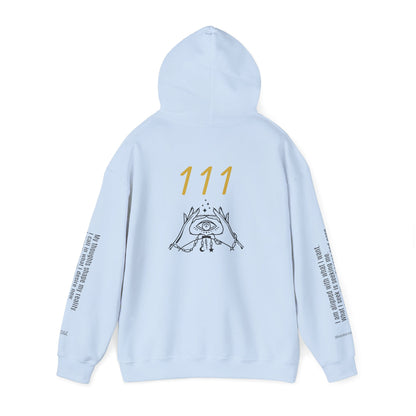 111 Your Thoughts Create Your Reality Hoodie ✨ Manifest Your Life | Wearable Intention Sweatshirt | Spiritual Affirmation Hoodie