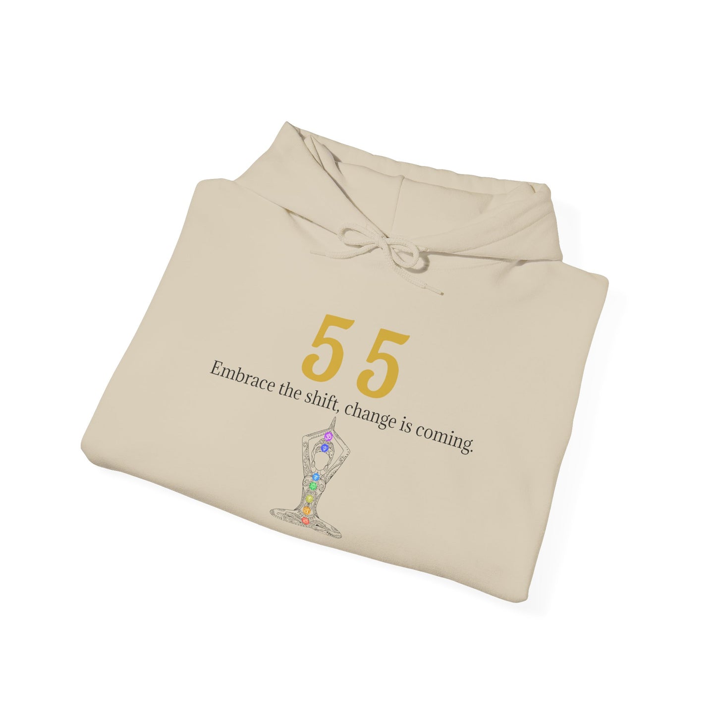 55 Your Life Is Changing Hoodie ⚡ Embrace Your Next Level ✨ | Wearable Intention Sweatshirt | Spiritual Affirmation Hoodie