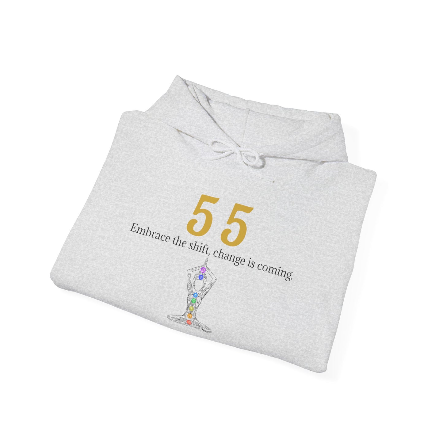 55 Your Life Is Changing Hoodie ⚡ Embrace Your Next Level ✨ | Wearable Intention Sweatshirt | Spiritual Affirmation Hoodie