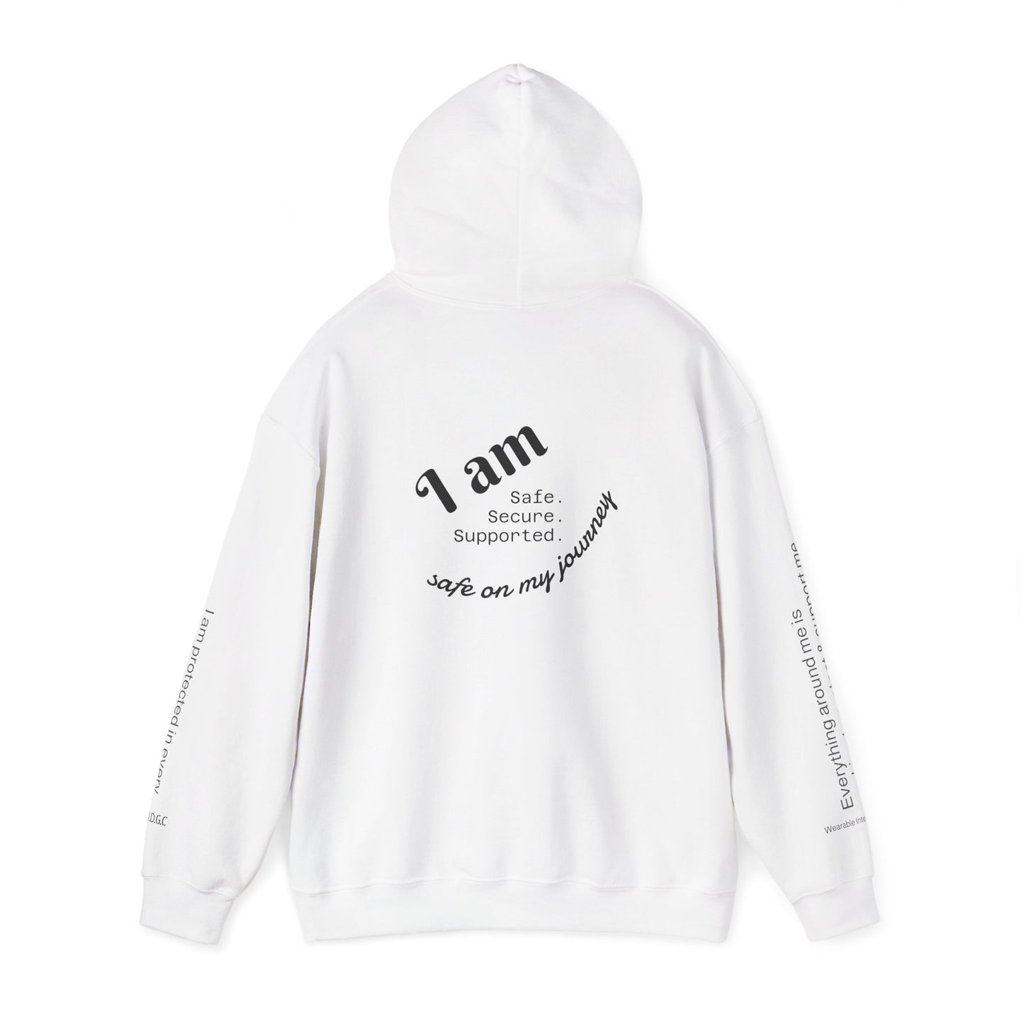 444 Protection & Stability Affirmation Hoodie✨ | Wearable Intention Sweatshirt | Spiritual Affirmation Hoodie