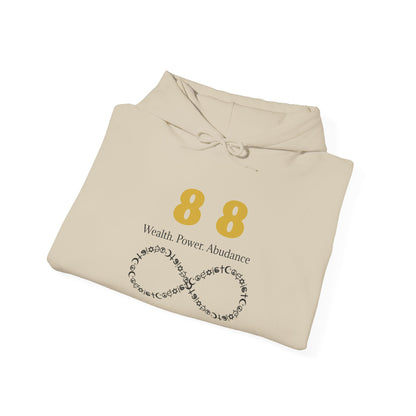 88 Money Is Coming Hoodie 💰 Step Into Your Abundance ✨ | Wearable Intention Sweatshirt | Spiritual Affirmation Hoodie