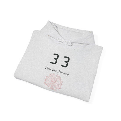 33 Become Your Highest Self Hoodie ✨ Healing & Self Love Energy ✨ | Wearable Intention Sweatshirt | Spiritual Affirmation Hoodie