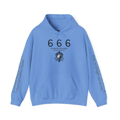 666 - Realignment & Inner Peace ✨ | Wearable Intention Sweatshirt | Spiritual Affirmation Hoodie