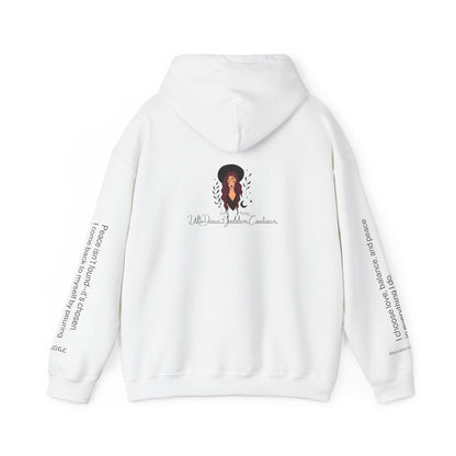 66 Choose Peace Hoodie 💗 Come Back To Yourself ✨ | Wearable Intention Sweatshirt | Spiritual Affirmation Hoodie
