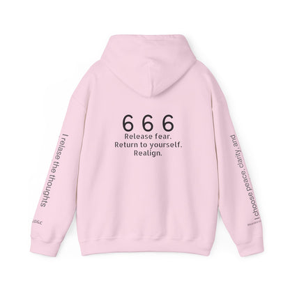 666 - Realignment & Inner Peace ✨ | Wearable Intention Sweatshirt | Spiritual Affirmation Hoodie