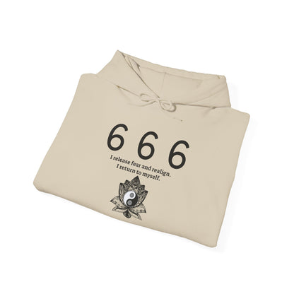 666 - Realignment & Inner Peace ✨ | Wearable Intention Sweatshirt | Spiritual Affirmation Hoodie