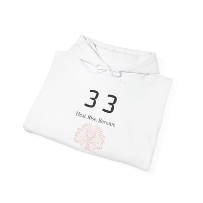 33 Become Your Highest Self Hoodie ✨ Healing & Self Love Energy ✨ | Wearable Intention Sweatshirt | Spiritual Affirmation Hoodie